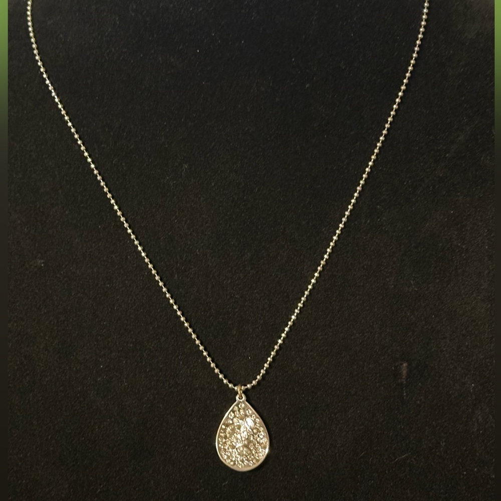 Alexis Bittar Silver Crystal Pavé Necklace